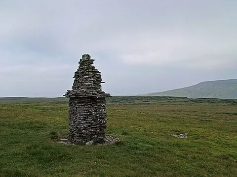 currick: a pile of rocks used as a landmark; a cairn