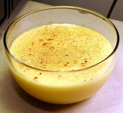 custard: a type of sauce made from milk and eggs (and usually sugar, and sometimes vanilla or other...
