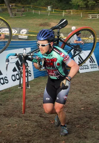 cyclocross: a form of bicycle racing consisting of many laps of a short course featuring pavement, wooded...