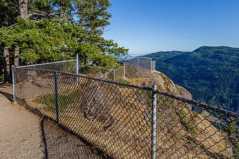 cyclone fence: chainlink fence