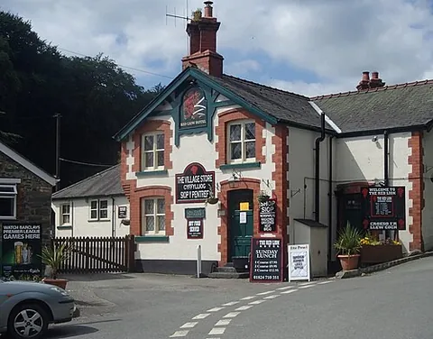 cyffylliog: a village and community in central Denbighshire, Wales (OS grid ref SJ0557)