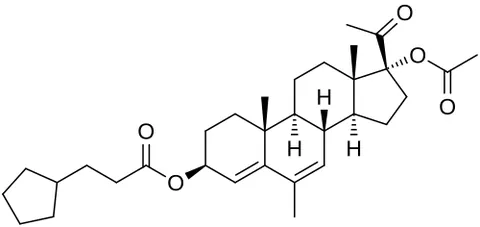 cymegesolate: a progestin medication developed in China in the late 1970s and early to mid 1980s for use as a...