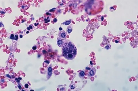 cytomegalovirus: any of several herpes viruses, of the genus Cytomegalovirus, that infect the salivary glands of...