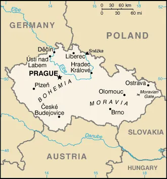 czechia: a country in Central Europe. Official name: Czech Republic. Capital and largest city: Prague