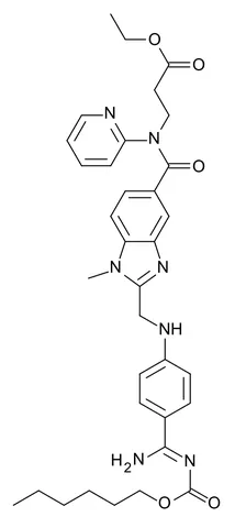 dabigatran etexilate: an oral prodrug that is hydrolyzed to the competitive and reversible direct thrombin inhibitor...