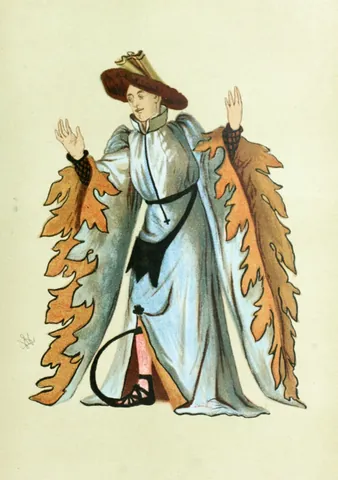 dagging: a decorative border of dags, popular in the late Middle Ages