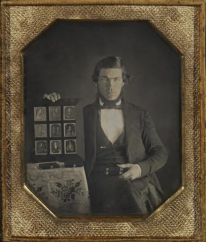 daguerreotype: an early type of photograph created by exposing a silver surface which has previously been exposed...
