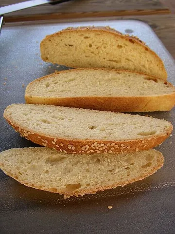 daktyla: a rustic leavened bread from Greece, with a segmented shape resembling fingers. It is traditionally...