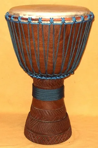darbuka: a type of goblet drum, originating in the Middle East and North Africa
