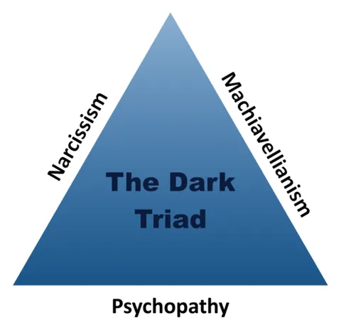 dark triad: a group of three callous-manipulative personality traits: narcissism, Machiavellianism, and...