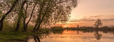 dawn: to begin to brighten with daylight