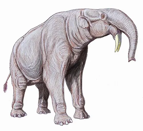 deinothere: any of the genus †Deinotherium of large, extinct proboscidean mammals, a relative of modern...