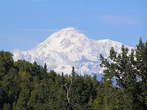 denali: the highest mountain peak in North America (the third most prominent peak after Mount Everest and...