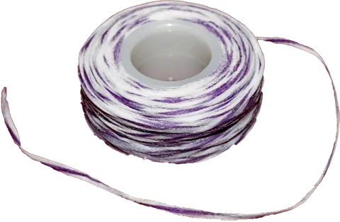 dental floss: a cord of thin filaments used to clean the gaps between the teeth