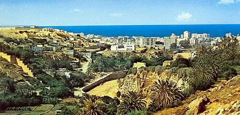 derna: a city and port in Derna district, in north-eastern Libya