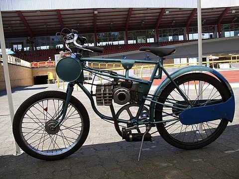 derny: a motorized bicycle for paced cycling events such as keirin