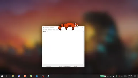 desktop mascot: (A computer program that places) an interactive character on the desktop
