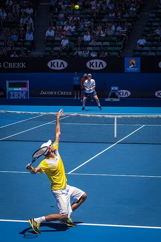 deuce court: the receiver's right-side service box, or the opponent's left for the server, being the receiving...