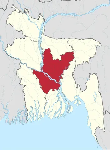 dhaka division: one of the eight administrative divisions of Bangladesh