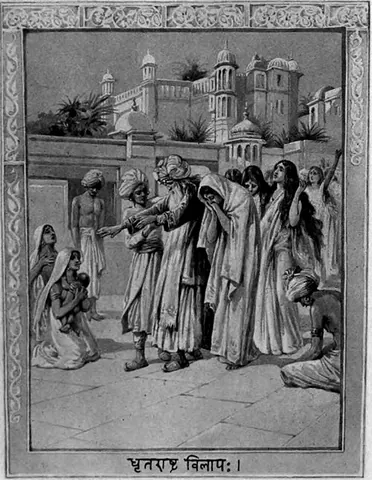 dhritarashtra: the king of Hastinapura in the Mahabharata