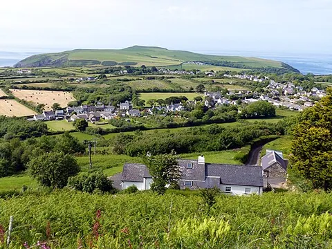 dinas cross: a village and community in north Pembrokeshire, Wales (OS grid ref SN0038)