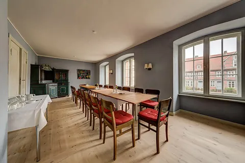 dining room: a room, in a home or hotel, where meals are eaten