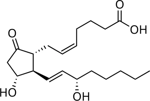 dinoprostone: a naturally-occurring prostaglandin, PGE2, with important effects in labour (softening the cervix...