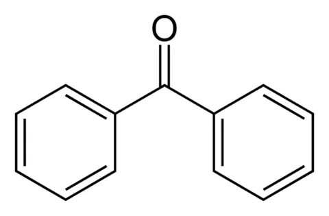 diphenylmethanone: an aromatic compound made of two phenyl connected by a carbonyl functional group