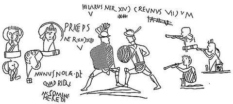 dipinto: a sketched or painted (as opposed to engraved) inscription