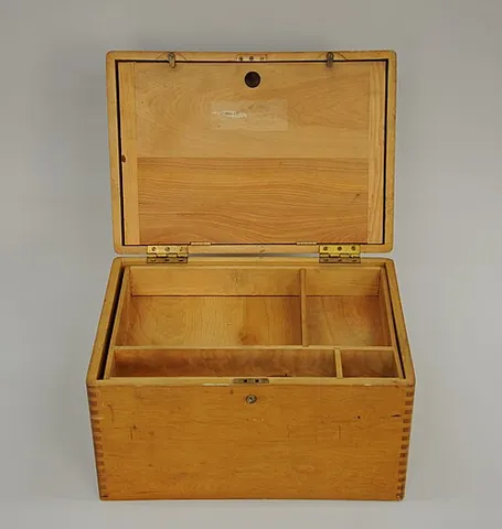 ditty box: a small box, usually made of woody, to hold a sailor's personal possessions