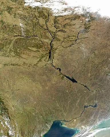 dnieper: a major river in Eastern Europe which flows south through Belarus, Russia and Ukraine into the...