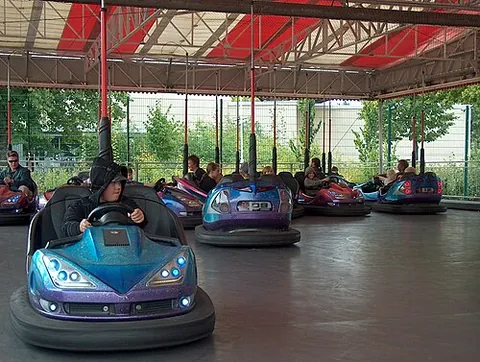 dodgem: a bumper car in an amusement park