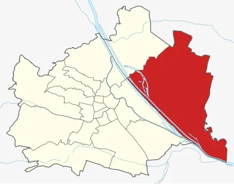 donaustadt: the district of Vienna, Austria which currently covers the eastern quarter of that city