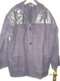donkey jacket: a type of thick jacket, usually dark blue, often worn by men who work outside (though originally...