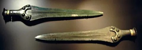 double-edged sword: a benefit that is also a liability, especially a benefit that carries some significant but...