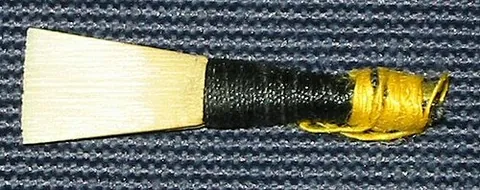 double reed: a pair of reeds, in any of several wind instruments, that are joined together and vibrate together