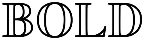 double-struck: formed in a blackboard bold typeface, in which certain lines of the character are doubled