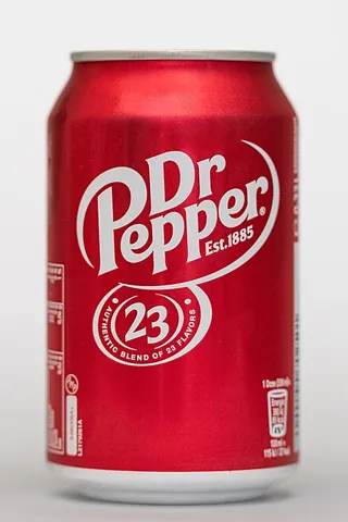 dr pepper: a brand of sweet, cherry-esque–flavoured carbonated soft drink similar to (but distinct from) cola...