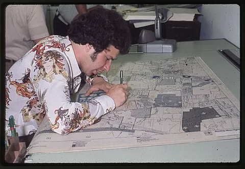 drafter: a person who prepares technical drawings and plans