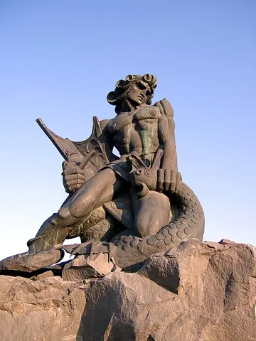 dragonslayer: one who slays a dragon