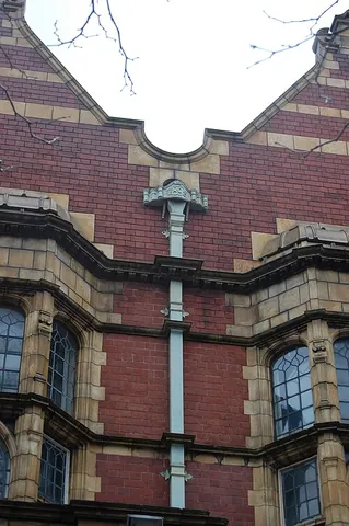 drainpipe: a verticle pipe carrying water from the roof gutter down the side of a building; downspout