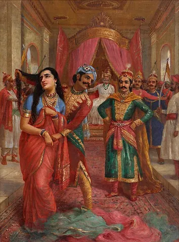 draupadi: wife of the Pandavas