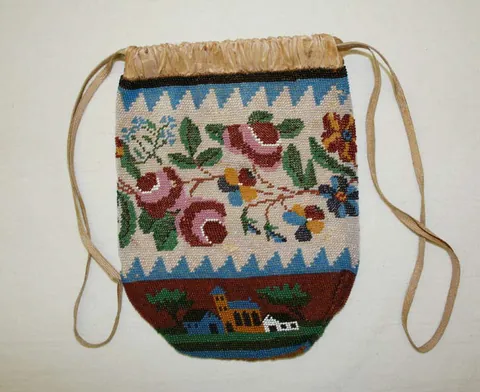 drawstring: a string or cord, encased in a fabric tube, with one or more small openings into the tube, on a bag...