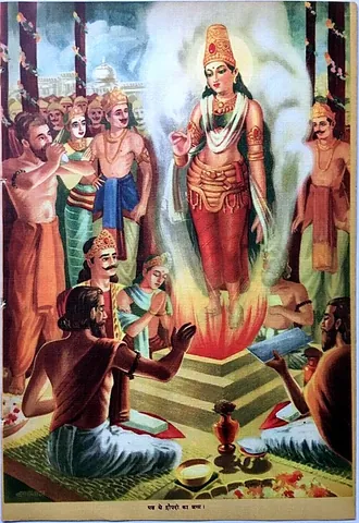 drupada: the king of Panchala and father of Draupadi, Dhrishtadyumna, and Shikhandi in Mahabharata