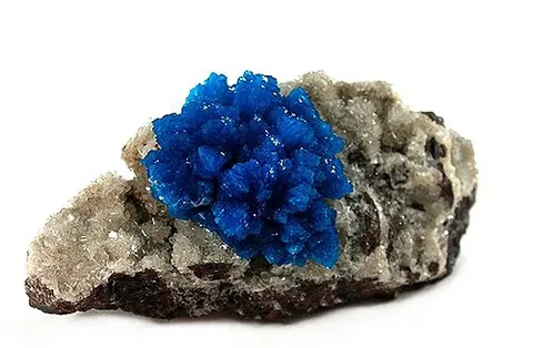 druse: a rock surface with a crust of tiny crystals
