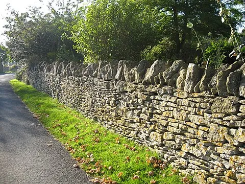 dry-stone: constructed by laying carefully selected stones on top of each other, and bedding them down with no...