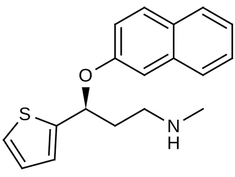duloxetine: a drug that functions as an SNRI and is administered orally in the form of its hydrochloride...