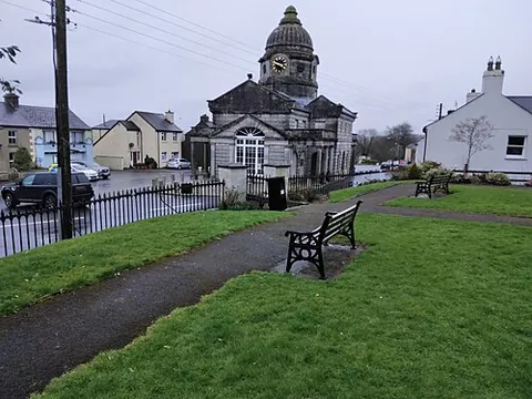 dunlavin: a village in western County Wicklow, Ireland (Irish grid ref N 8701)