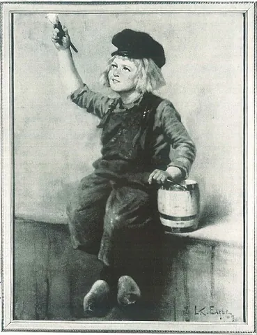 dutch boy: a type of bob haircut cut horizontally above the neck with straight bangs