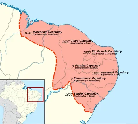 dutch brazil: a colony of the Dutch Republic in the northeastern portion of modern-day Brazil